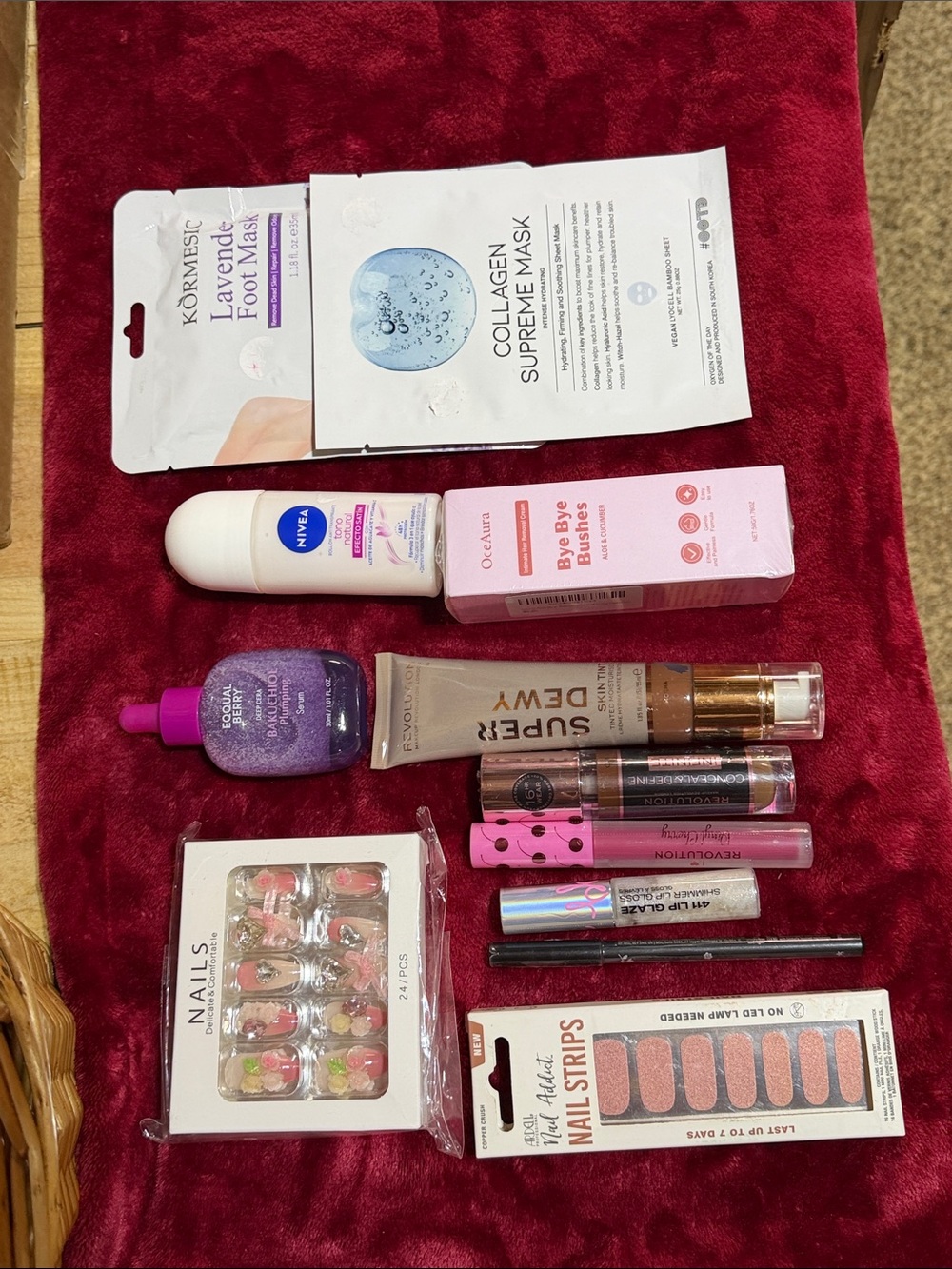 Beauty Bundle#3  Assorted Women’s Makeup and Nail Set - Pink Shades